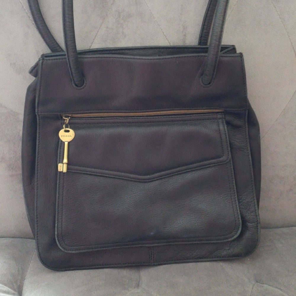 Vintage leather Fossil purse